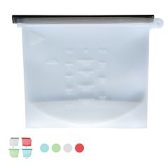 HIDERME シリコンバック・保存袋｜単品500ml｜スライドバー閉じタイプ｜食品保存・冷凍・電子レンジ対応｜繰り返し使えるエコバッグ｜容器 キッチン 再利用