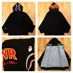 ★復刻★ 2nd シャーク パーカー XLサイズ PONR shark full zip hoodie a bathing ape BAPE エイプ ベイプ アベイシングエイプ