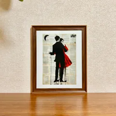 新品☆額縁付アートポスター☆Loui Jover（ルイ・ジョヴァー）☆アートデザイン☆オーストラリア画家☆TRUE ROMANCE☆377