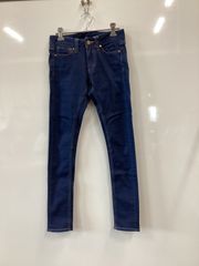 a92⚫︎AZUL BY  MOUSSY⚫︎アズールバイマウジー⚫︎スムースタッチ⚫︎スキニー⚫︎デニムパンツ⚫︎size22⚫︎濃紺
