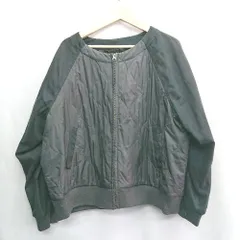 ◇ ⊇ gree*n[nout] キルティング 長袖 ブルゾン サイズ19 ブラック レディース E  【1503060003046】