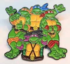 TMNT ミュータント タートルズ ミステリーピンバッジ ボックス（12個入