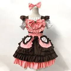 新作 うさぎ風 メイド服 ワンピース 可愛い ロリータ 二次元風 制服 メイドカフェ風 コスプレ 衣装674