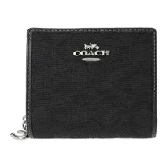 新品 コーチ COACH 2つ折り財布 スナップ ウォレット ブラック