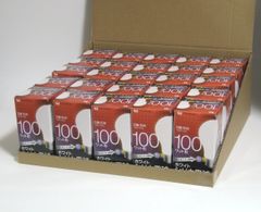 まとめて特価★やさしい！ホワイトシリカ電球100W形25個/セット・M1P-LW100V90W