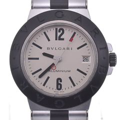 불가리 BVLGARI AL38TA 알루미늄 알루미늄/고무 자동 감기 남성 벨트 번역 있음 상자·보증서 첨부 O#126809