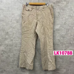 TALONジッパー Levi's PANATELA ブラウン チェック フレア ジップ スラックスパンツ ロケットタロン 実寸W33in リーバイス 古着 LK10788のサムネイル