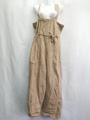 ◇ Θ niko and … ニコアンド 袖なし サロペット サイズ3 ブラウン レディース E  【1411280025765】