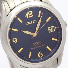 シチズンエクシード　パーペチュアルカレンダー　E510-H27643 稼働品 ☆良品 CITIZEN シチズン エクシード パーペチュアルカレンダー