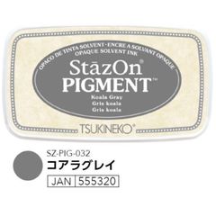 ツキネコ ステイズオン ピグメント インクパッド【コアラグレイ】
