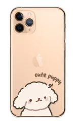 iPhone 17e ケース カバー アイフォン17e スマホケース ハードケース 韓国 トイプー トイプードル プードル 犬 イヌ いぬ 仔犬 シンプル かわいい 透明ケース クリア カラー05
