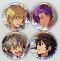 【中古】バッジ・ピンズ(キャラクター) [単品] UNDEAD 缶バッジ4種セット 「あんさんぶるスターズ! 公式ビジュアルファンブックvol.2 アニメイト限定セット」 同梱特典