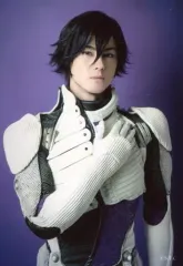 【中古】生写真(男性) 松村龍之介(トキヤ・イチノセ)/上半身・パイロットスーツ・右手胸・背景紫・キャラクターショット/舞台「劇団シャイニング from うたの☆プリンスさまっ♪『ポラリス』」ブロマイドセットA