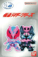 PAO-IM380-IM24 キャラクター 刺しゅうワッペン  仮面ライダー リバイス 仮面ライダーシリーズ ライダー 仮面 キャラクターワッペン アップリケ 手芸用品