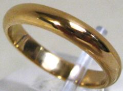 K18 18金 マリッジ リング 甲丸 サイズ ＃12.5～#13 結婚指輪　f