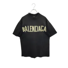 BALENCIAGA☆25SS テープロゴ ダブルフォント 半袖 Tシャツ 今日特価】Balenciaga 25SS テープ刺繍 T シャツ-3 - メルカリ