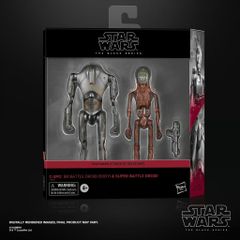 스타워즈 블랙 시리즈 클론의 공격 C-3PO (B1 배틀드로이드 바디) & 슈퍼 배틀 드로이드 2팩