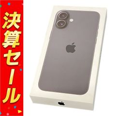 Apple MXVA3J/A iPhone 16 Plus スマートフォン 携帯 電話 128GB 8.3インチ ブラック 未開封 F10148175