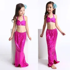 コスプレ 衣装 子供 キッズ  水着 女の子 人魚姫 100センチ ハロウィン 仮装 コスプレ 人魚 子供 コスチャーム キッズ 女の子 コスチュームビキニ 人魚姫 ビーチ リゾート 写真服