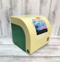 ※沖縄・離島は要相談　トイレットペーパーホルダー(グリーン)　新品未使用　昭和レトロ　変色有