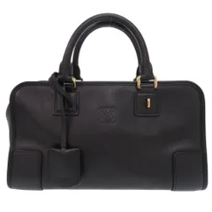◆美品◆ ロエベ　アマソナ28 ハンドバッグ　アナグラム　パドロック　カデナ　黒 ◇美品◇ ロエベ アマソナ28 ハンドバッグ アナグラム