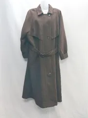 ■ FREAK'S STORE フリークスストア シンプル ロング丈 厚手 長袖 コート サイズFREE ブラウン レディース E  【1405140039559】のサムネイル