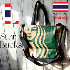 【匿名配送】 【Starbucks★スターバックス】 【新品】【日本未発売】紙袋★ ノーブランド★ レディース♀メンズ♂★ハンドバッグ ★トートバッグ★ショルダーバッグ ★2WAY★女性 ★かわいい✨オシャレ★ 人気★軽量★Lサイズ★緑色
