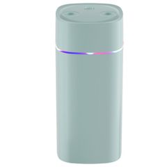2個 双口ミスト600mL双噴霧加湿器 卓上 車用 大容量 超音波式 小型 静音 アロマ対応 除菌 USB充電 カラーLEDライト ミニ 乾燥防止 空焚き防止 自動オフ 噴霧器 コンパクト 部屋 車載 オフィス 花粉対策のサムネイル