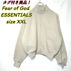 売り切りお得価格！[タグ付き美品◎]　FOG ESSENTIALS　フルジップジャケット　ベージュXXS　短丈/ 秋冬 / カジュアル / スタンドカラー / 1点限り / ショップフォロー割引クーポンありのサムネイル