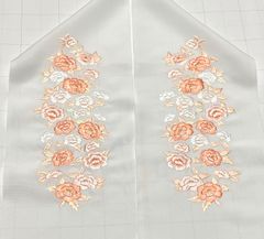 ⚫︎新品⚫︎刺繍半衿⚫︎ポリエステル⚫︎振袖や白無垢、色打掛に 