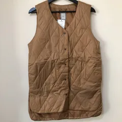 未使用　タグ付き　MIZUNO　ミズノ　ブレスサーモロングベスト　キャメル　M
