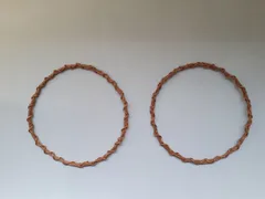 リース土台　紙　紙バンド　ミニチュア クリスマス