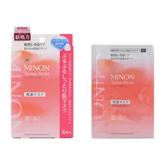 MINON ミノン アミノモイスト ぷるぷるしっとり肌マスク 本体 22mL×4枚 無香料 しっとり 保湿 低刺激 乾燥[ネコポス]のサムネイル