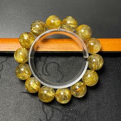 綺麗 EU製 ☆インカローズ☆天珠型ブレス パワーストーン 原石