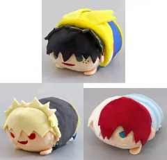 【中古】キーホルダー 緑谷出久＆爆豪勝己＆轟焦凍 のるキャラマスコット(R)3体セット CHILDHOOD 「堀越耕平『僕のヒーローアカデミア』原画展」