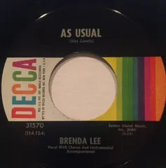 米7” Brenda Lee As Usual 31570 Decca /00080