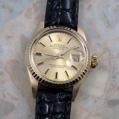 ROLEX ロレックス デイトジャスト オイスターパーペチュアル 18金 K18 イエローゴールド 6917 自動巻き レディース 1979年 ヴィンテージ アンティーク腕時計