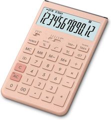 カシオ計算機 カラフルデザイン電卓 グレイッシュピンク JT-200T-PK-N