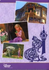 【中古】クリアファイル ラプンツェル＆フリン B5クリアファイル 「塔の上のラプンツェル」 月刊ディズニーファン 2020年12月号付録