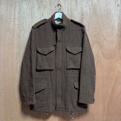 トレンド【FREAK'S STORE × HARRIS TWEED フリークスストア ハリスツイード  【商品名】homme design plus/M-65 フィールドジャケット/ミリタリー ツイード/ジャケット ブルゾン