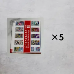 Switch ソフト 説明書のみ ソフトラインナップ表 正規品 5枚