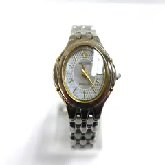稼働品 SEIKO セイコー EXCELINE エクセリーヌ  V110-5A40 ソーラー シェル文字盤　公田店