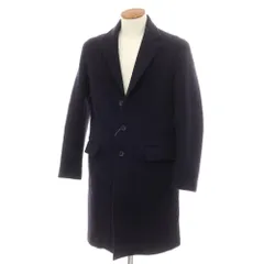【中古】オーラリー AURALEE ウール チェスターフィールドコート ダークネイビー【サイズ4】【メンズ】のサムネイル