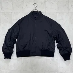 ユニクロ　C　ボマージャケット　M　ブラック　スタジャン　撥水加工