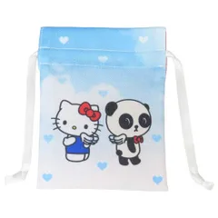 【メール便】パンシェルxサンリオキャラクターズ ミニ巾着袋 豆巾着 パンシェルxハローキティ サンリオ マリモクラフト 小物入れ キャラクター グッズ 