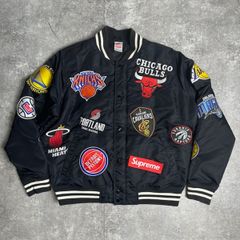NIKE ナイキ Supreme シュプリーム 18SS NIKE NBA Teams ウォームアップジャケット SP180904EAG ブラック メンズ M コラボ