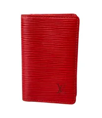 ルイヴィトン　名刺入　定期　カード　エピ　レッド LOUIS VUITTON - ルイヴィトン◇ エピ レザー / パスケース