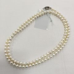 あこや真珠無調色バロックパールネックレス