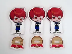 3個セット Crazy Raccoon×GiGO コラボカフェ デフォルメアクリルスタンドA Cpt