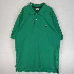古着 90's/90年代 ブルックスブラザーズ Brooks Brothers 鹿の子 半袖 ポロシャツ ロゴ 刺繍 2ボタン PERFORMANCE POLO M  グリーン 無地 メンズ